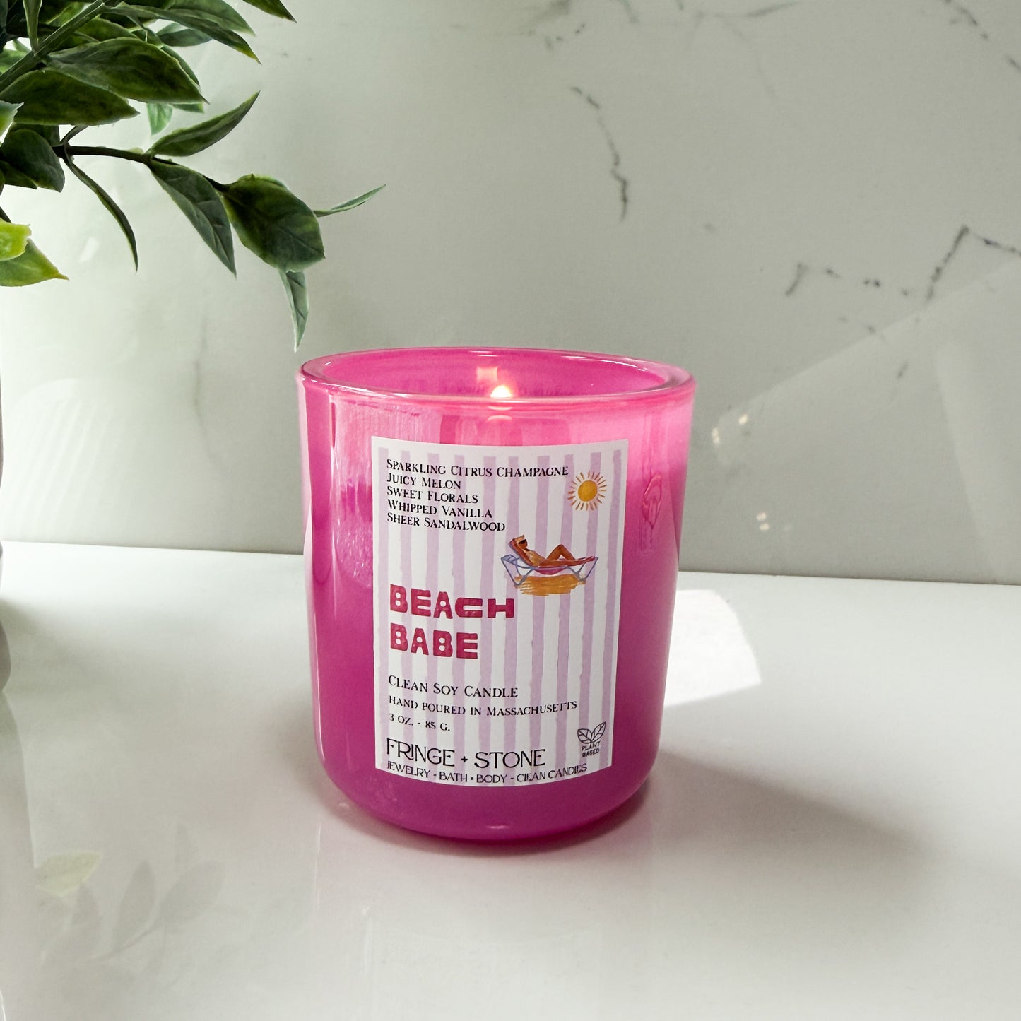 BEACH BABE - SOY CANDLE 3 oz.