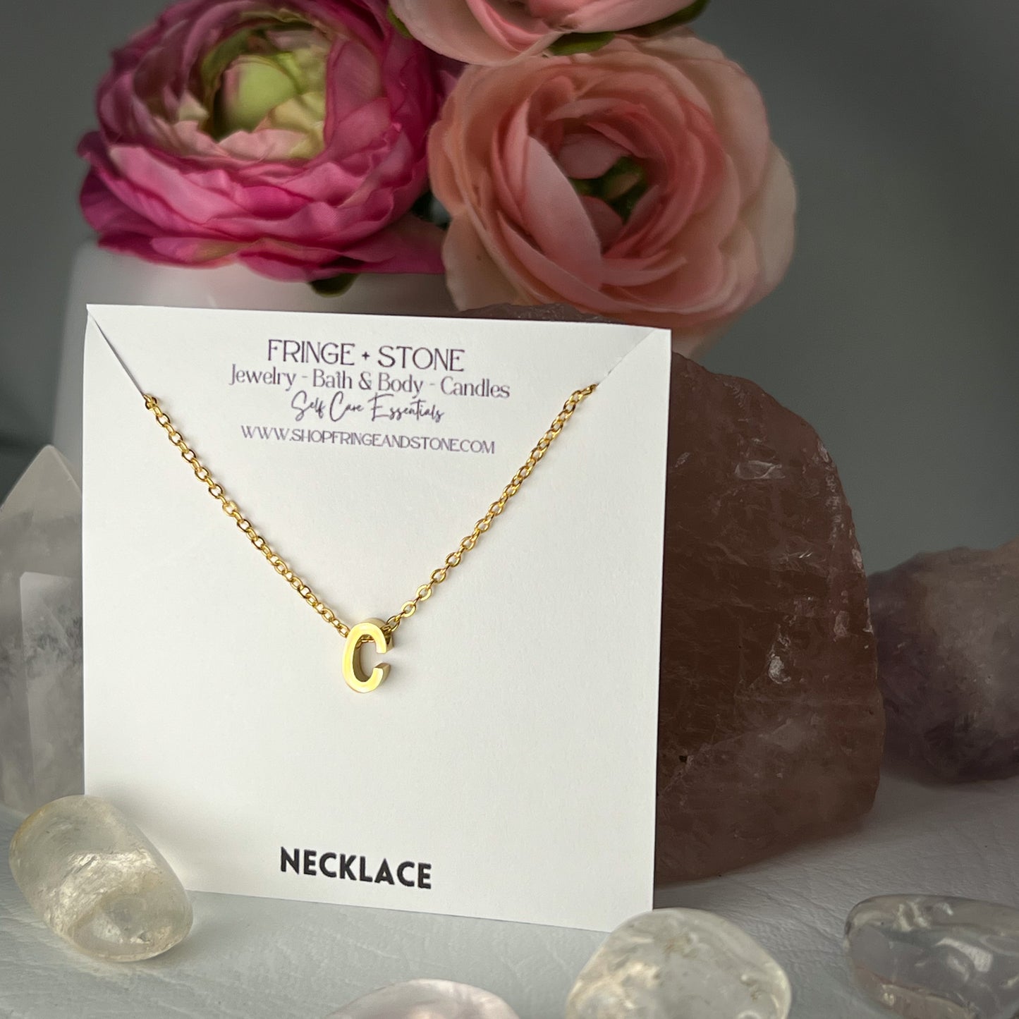 C LETTER NECKLACE