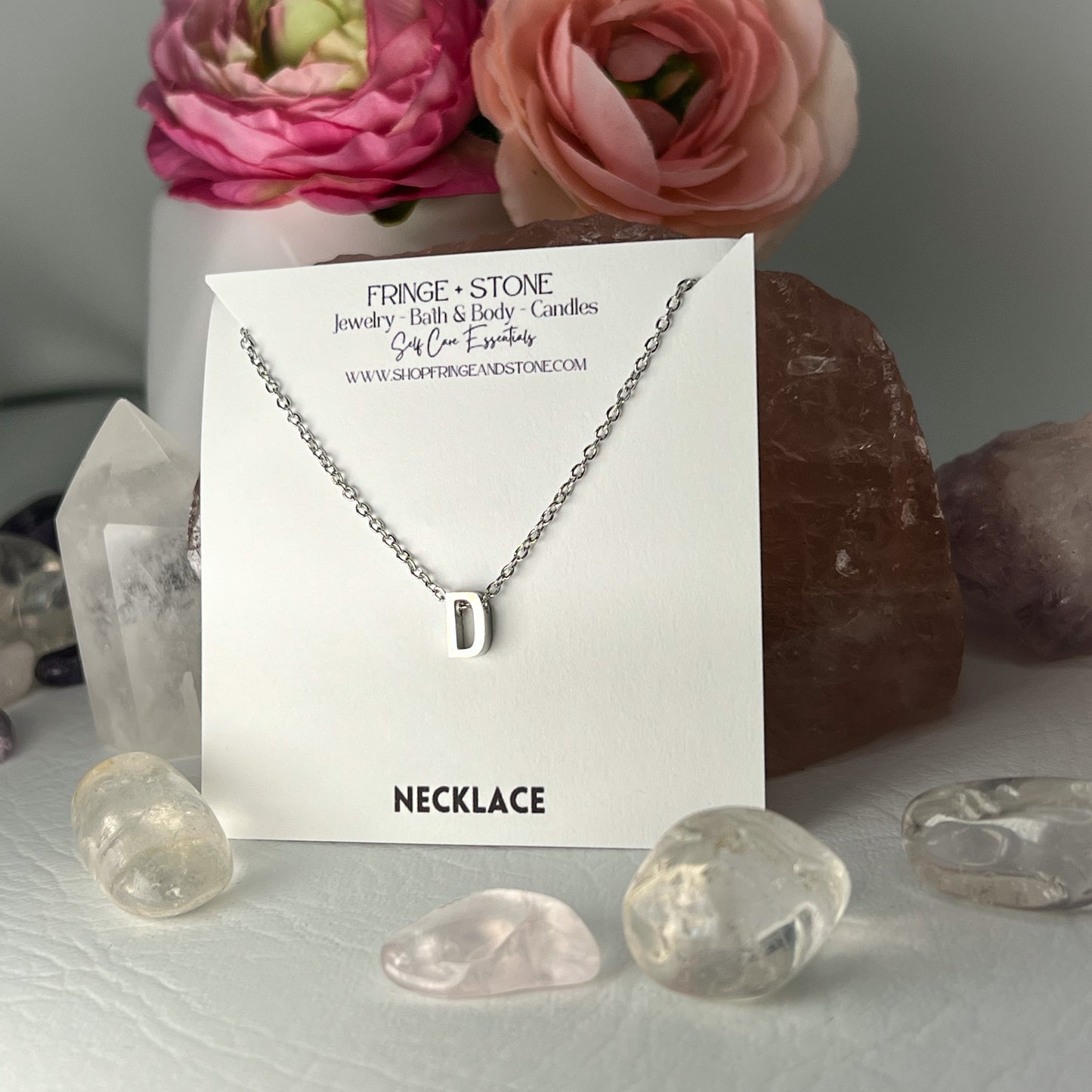 D LETTER NECKLACE