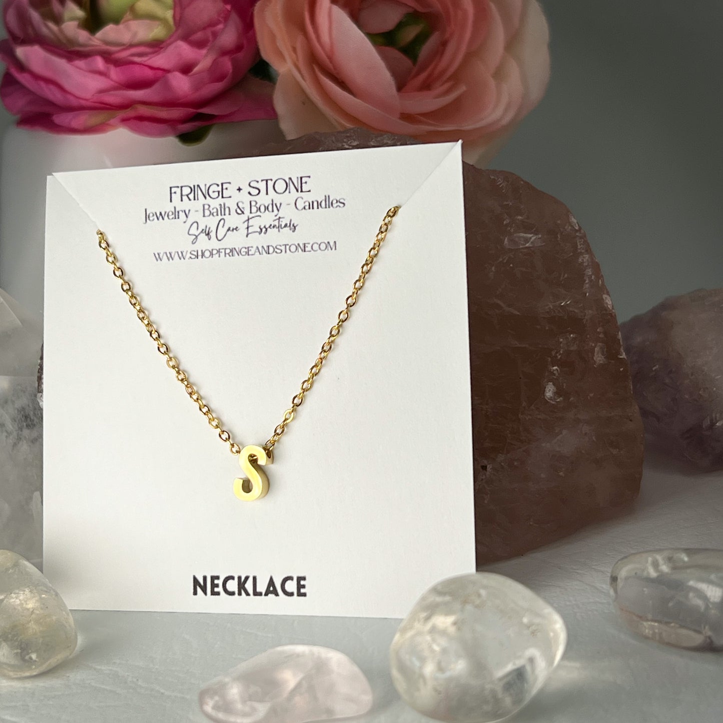 S LETTER NECKLACE