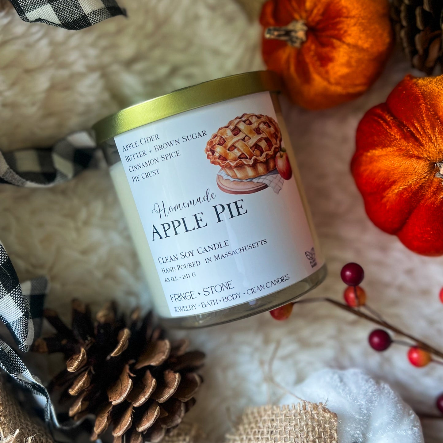 HOMEMADE APPLE PIE Soy Candle