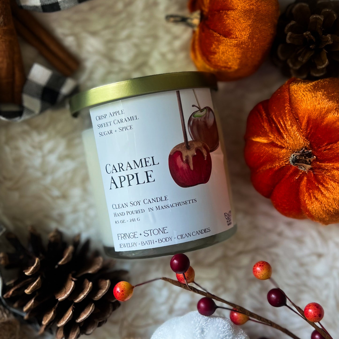 CARAMEL APPLE Soy Candle