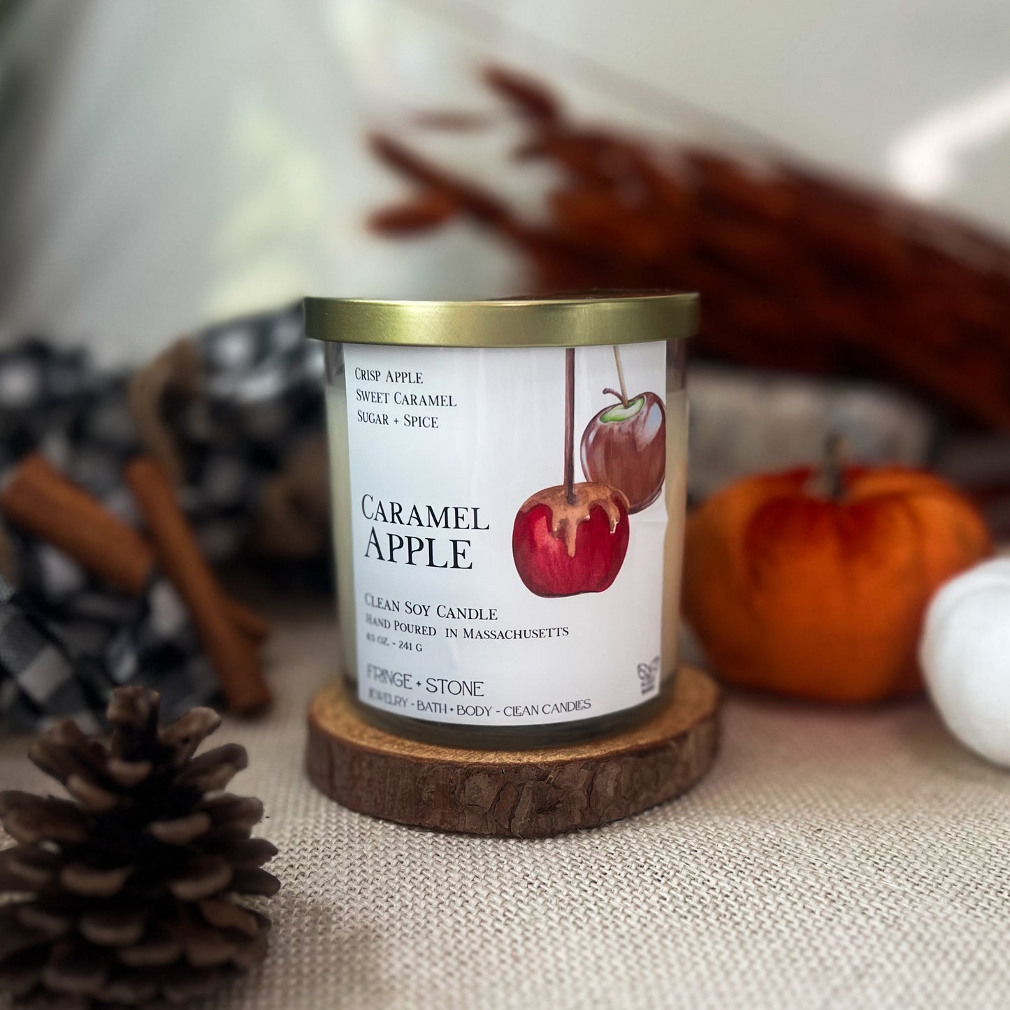 CARAMEL APPLE Soy Candle