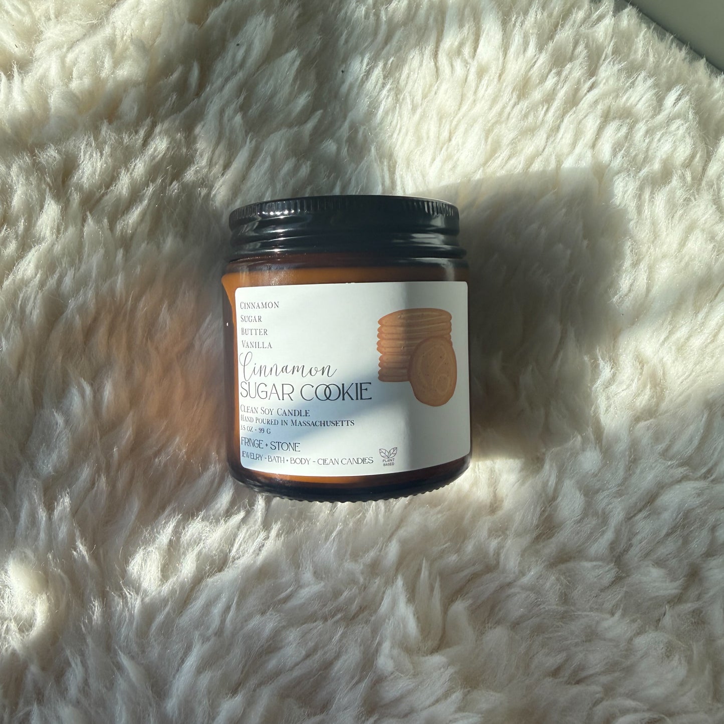CINNAMON SUGAR COOKIE SOY CANDLE - 3.5 oz.