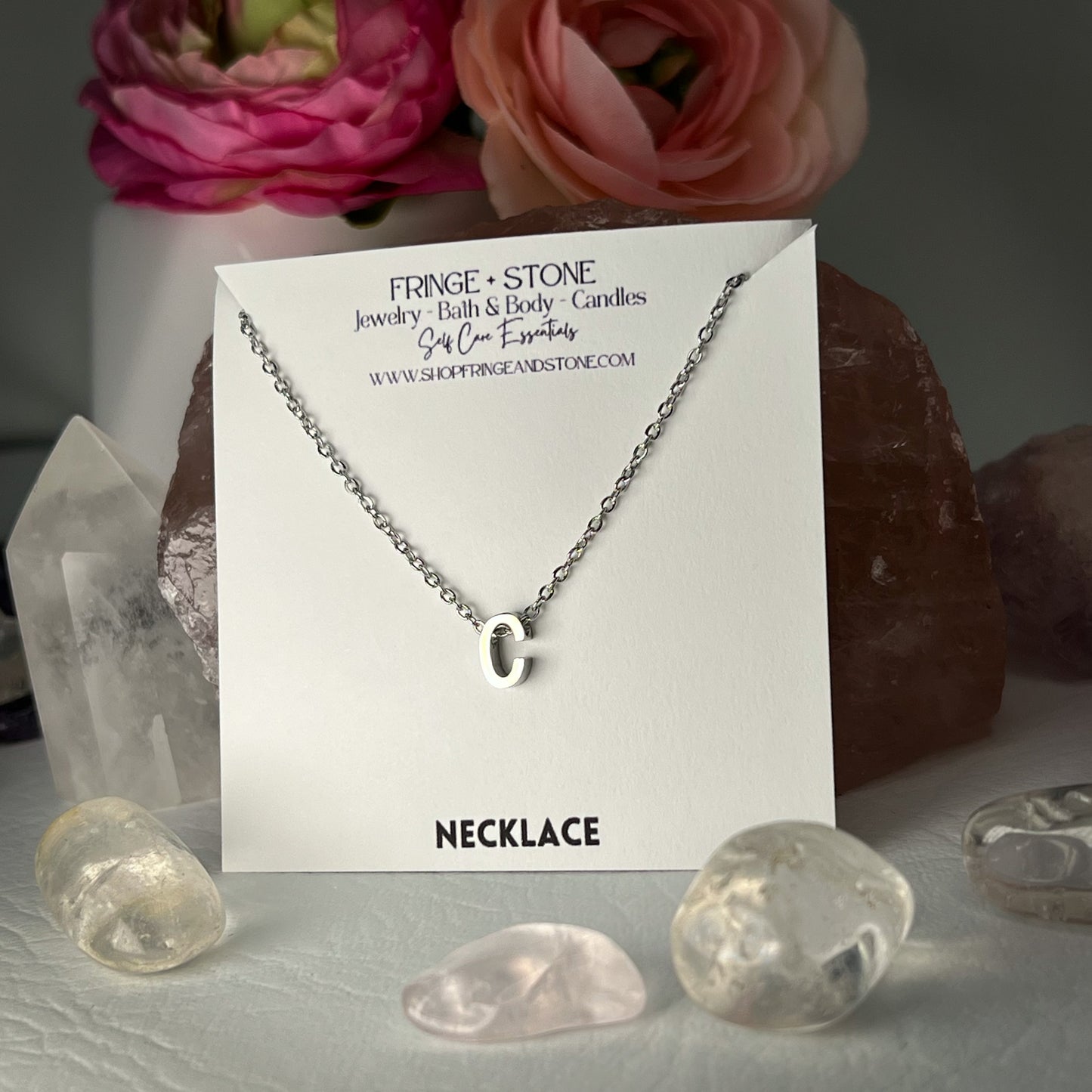 C LETTER NECKLACE