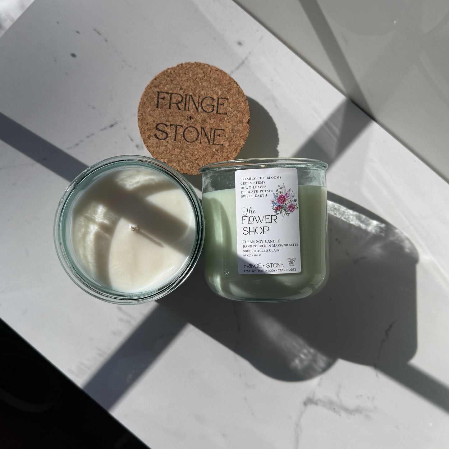 THE FLOWER SHOP SOY CANDLE - 9.5 oz.