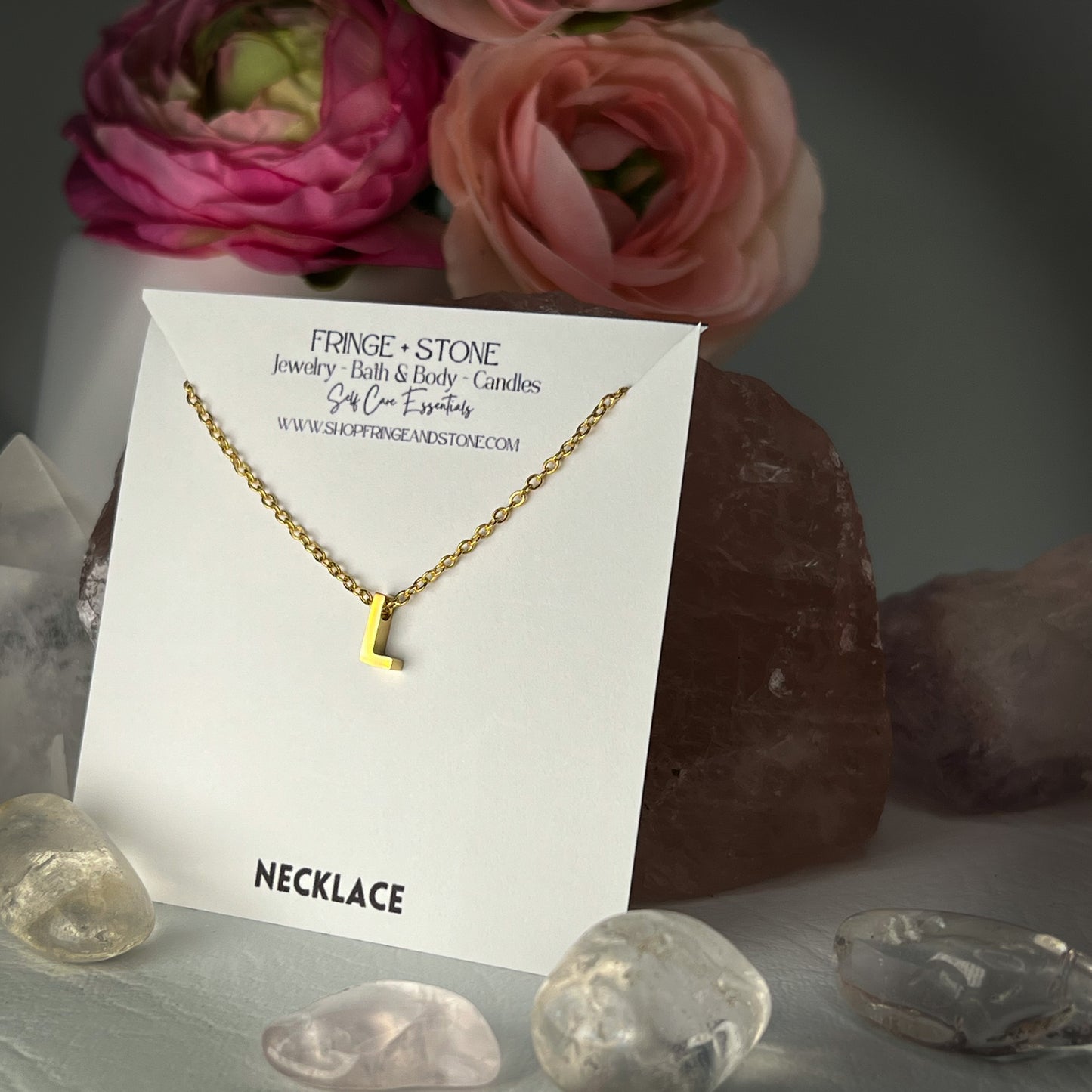 L LETTER NECKLACE