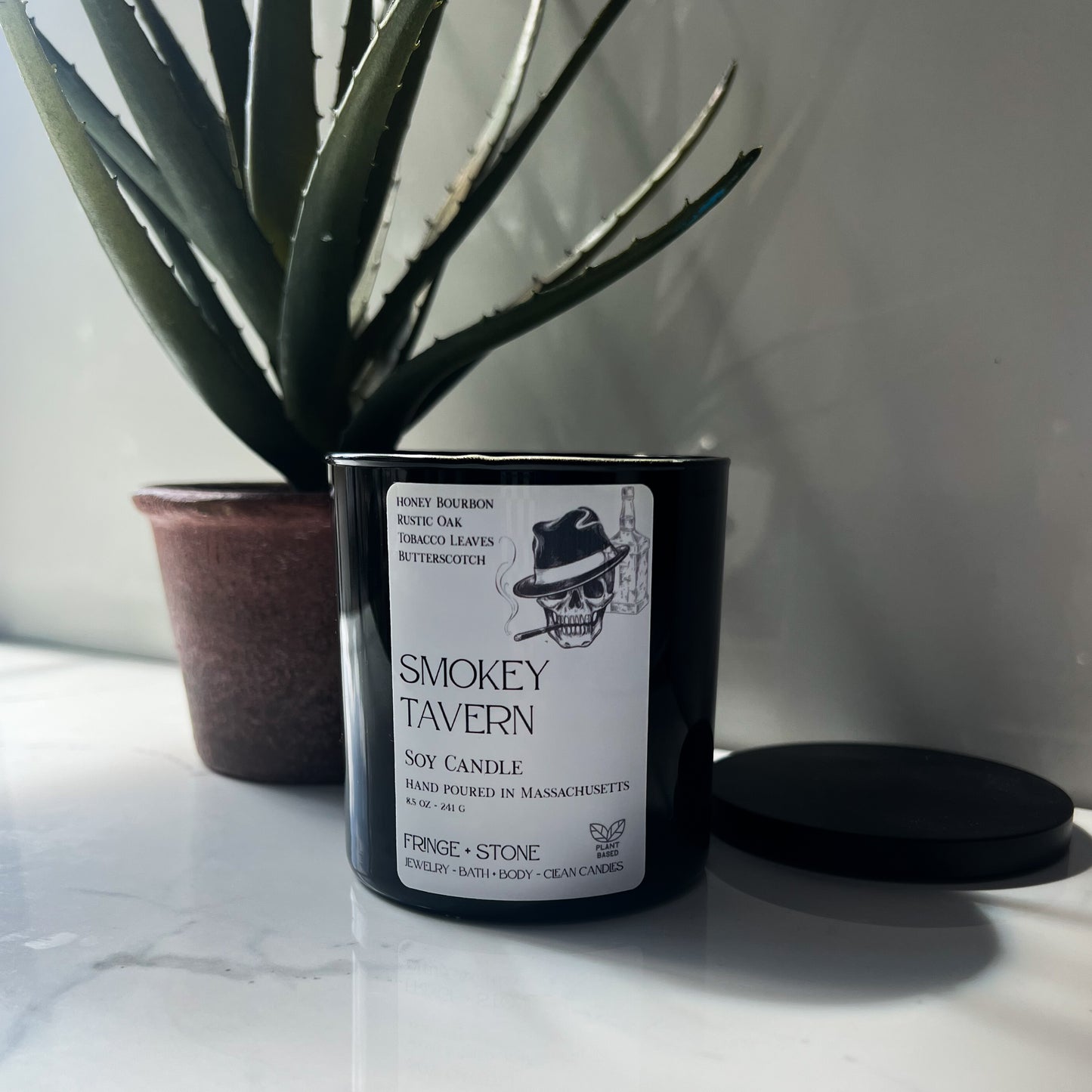 SMOKEY TAVERN SOY CANDLE - 8.5 OZ.