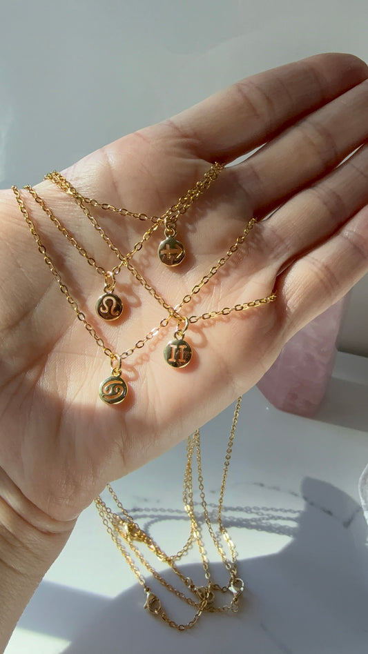 DAINTY ZODIAC CHARM NECKLACE