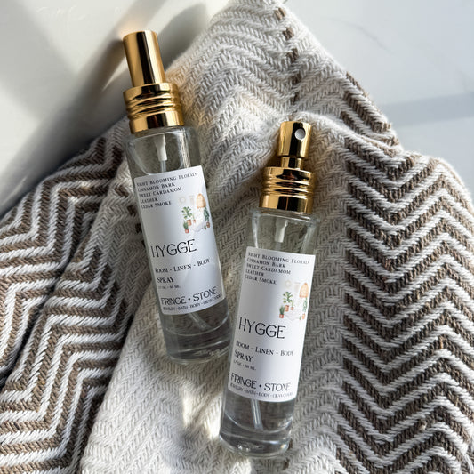 ROOM/LINEN/PERFUME SPRAY - Eco-Friendly Glass Bottles -
