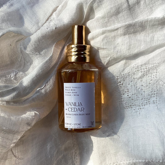 VANILLA + CEDAR  - ROOM/LINEN/BODY SPRAY