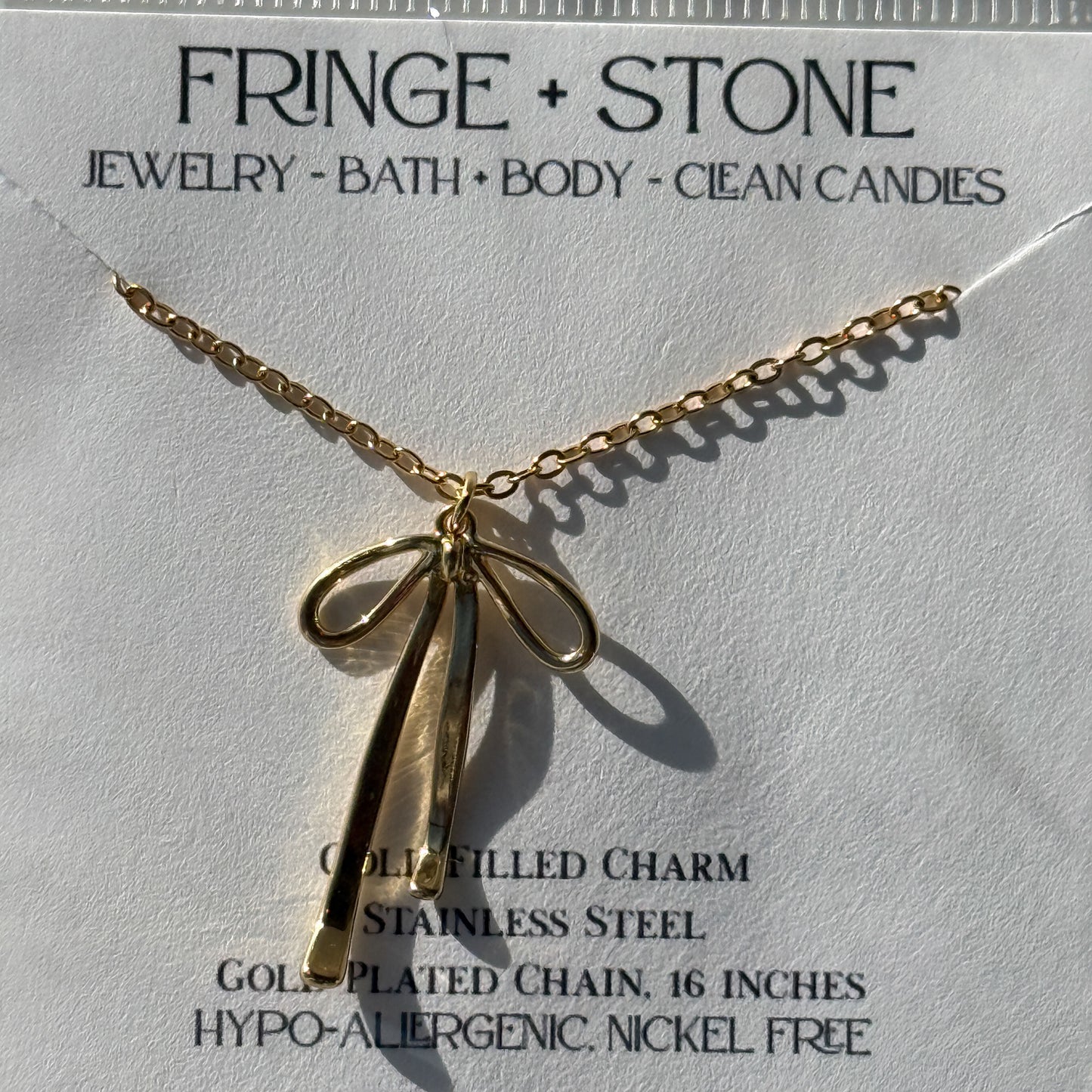 BOW NECKLACE