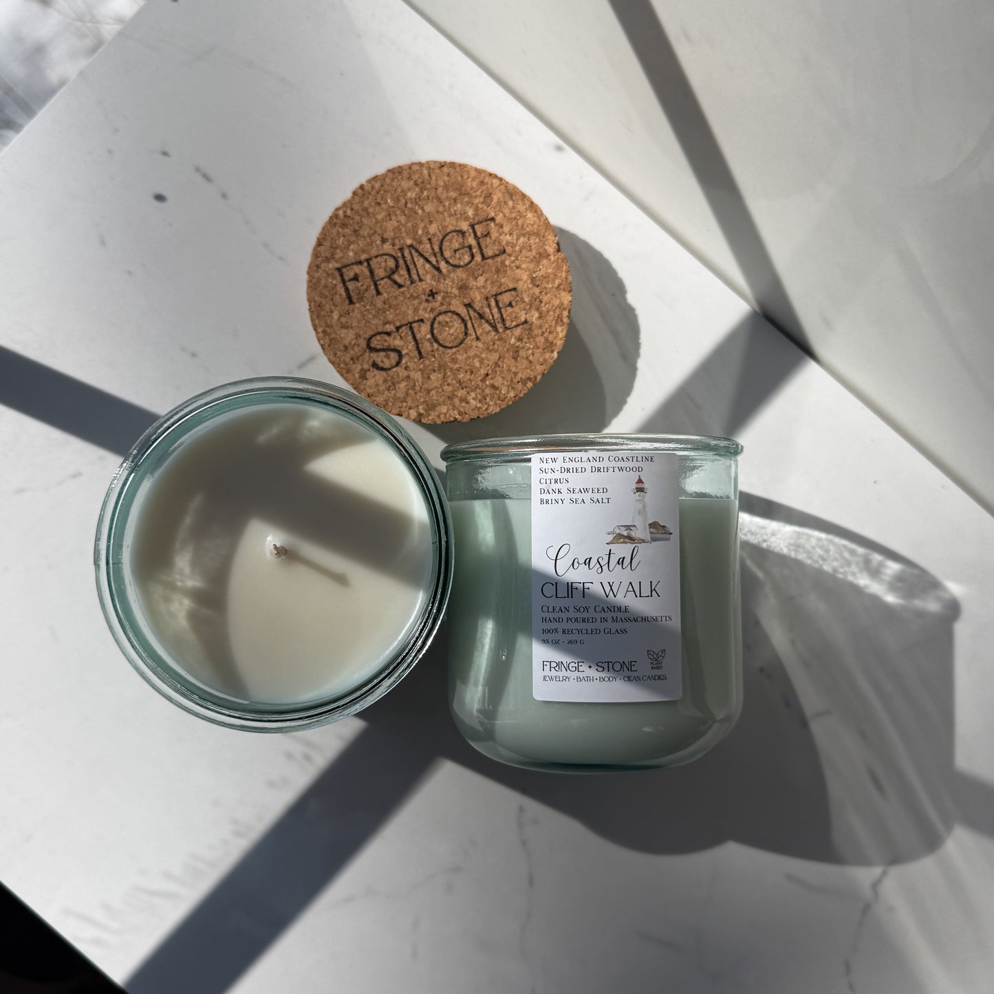 COASTAL CLIFF WALK SOY CANDLE - 9.5 oz.