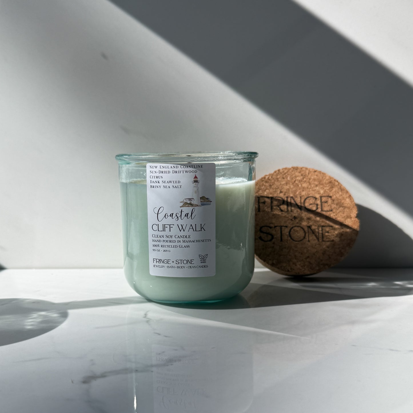 COASTAL CLIFF WALK SOY CANDLE - 9.5 oz.