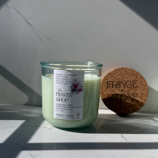 THE FLOWER SHOP SOY CANDLE - 9.5 oz.