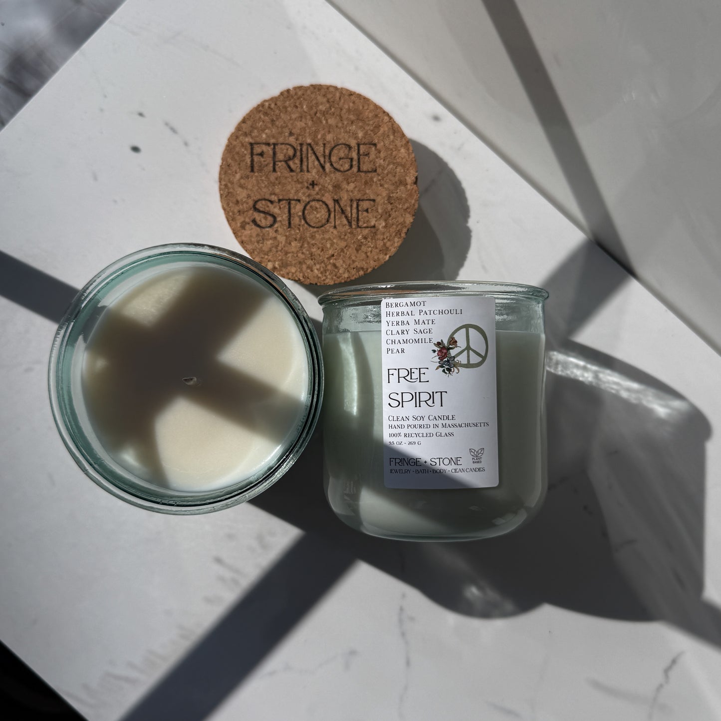 FREE SPIRIT SOY CANDLE - 9.5 oz.