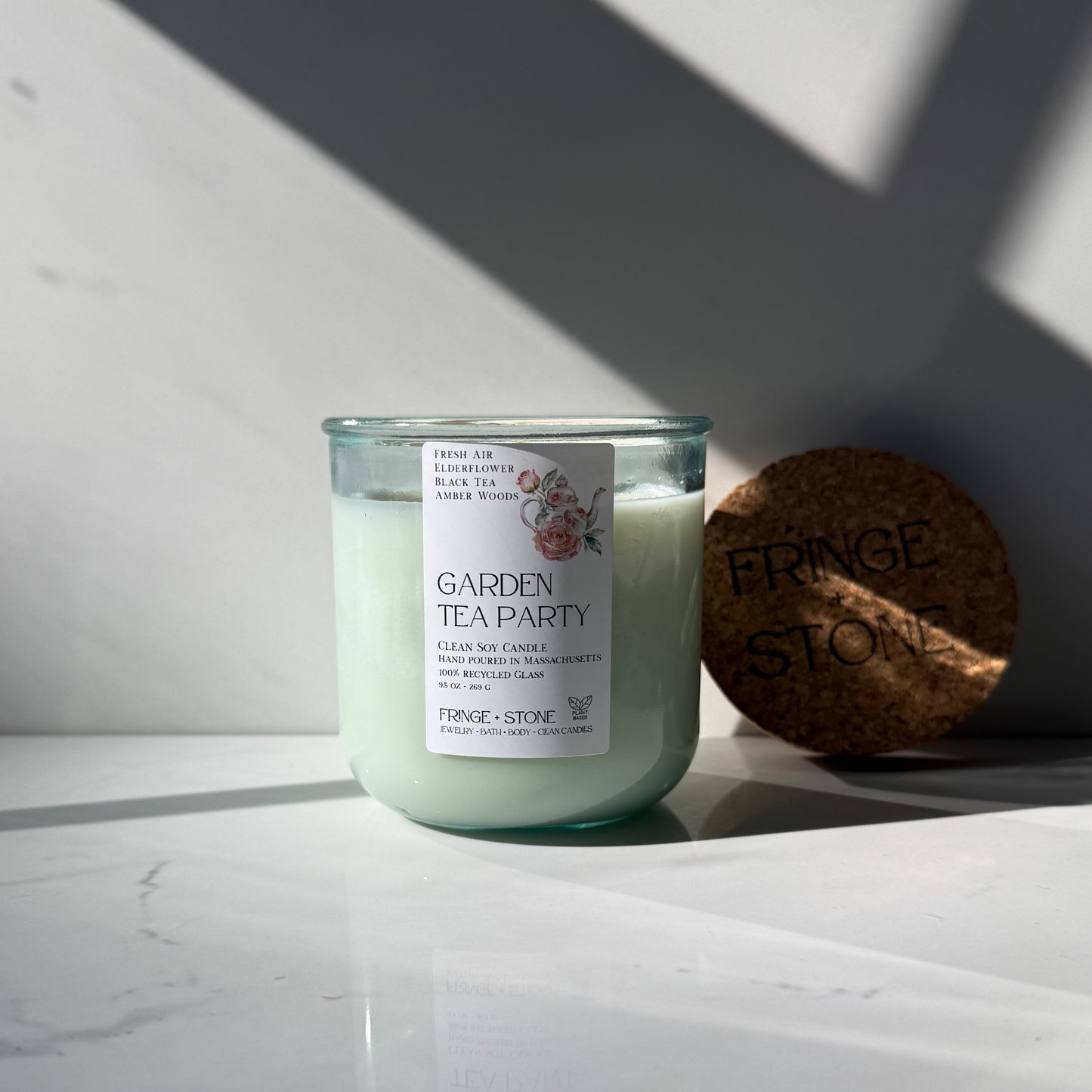 GARDEN TEA PARTY SOY CANDLE - 9.5 OZ