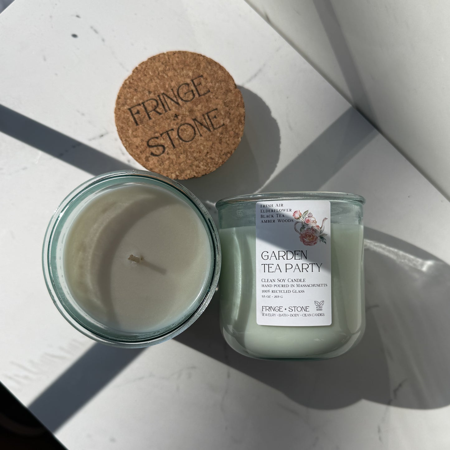 GARDEN TEA PARTY SOY CANDLE - 9.5 OZ