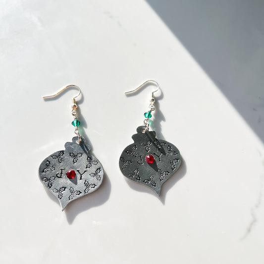 HAND STAMPED EARRINGS