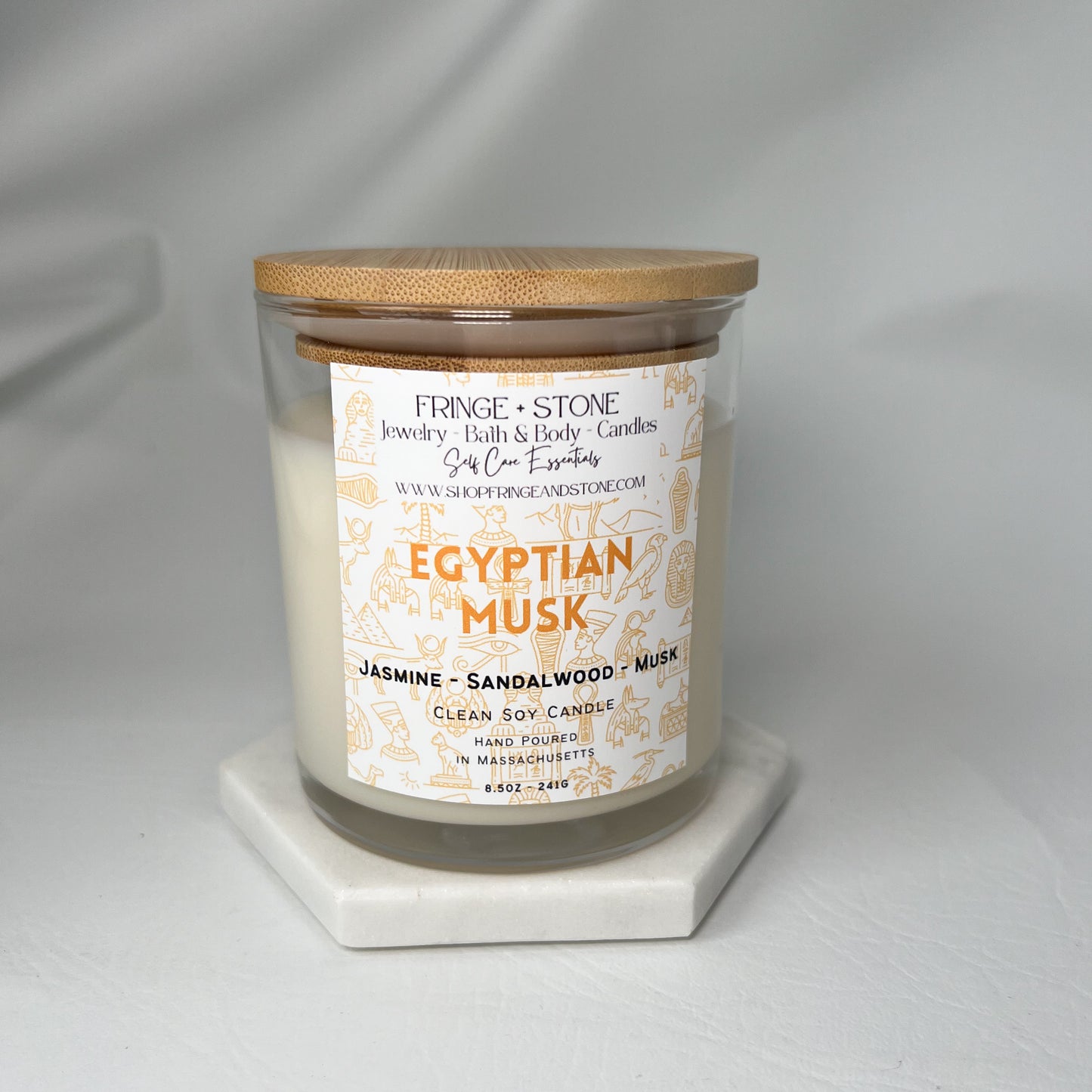 EGYPTIAN MUSK - 8.5 oz. SOY CANDLE