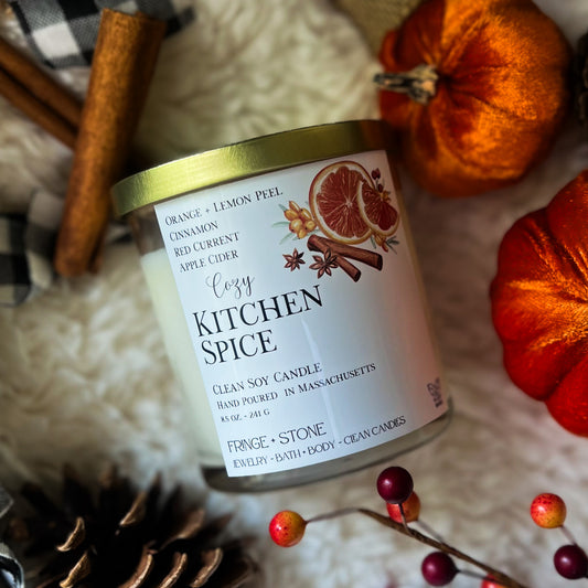 COZY KITCHEN SPICE Soy Candle
