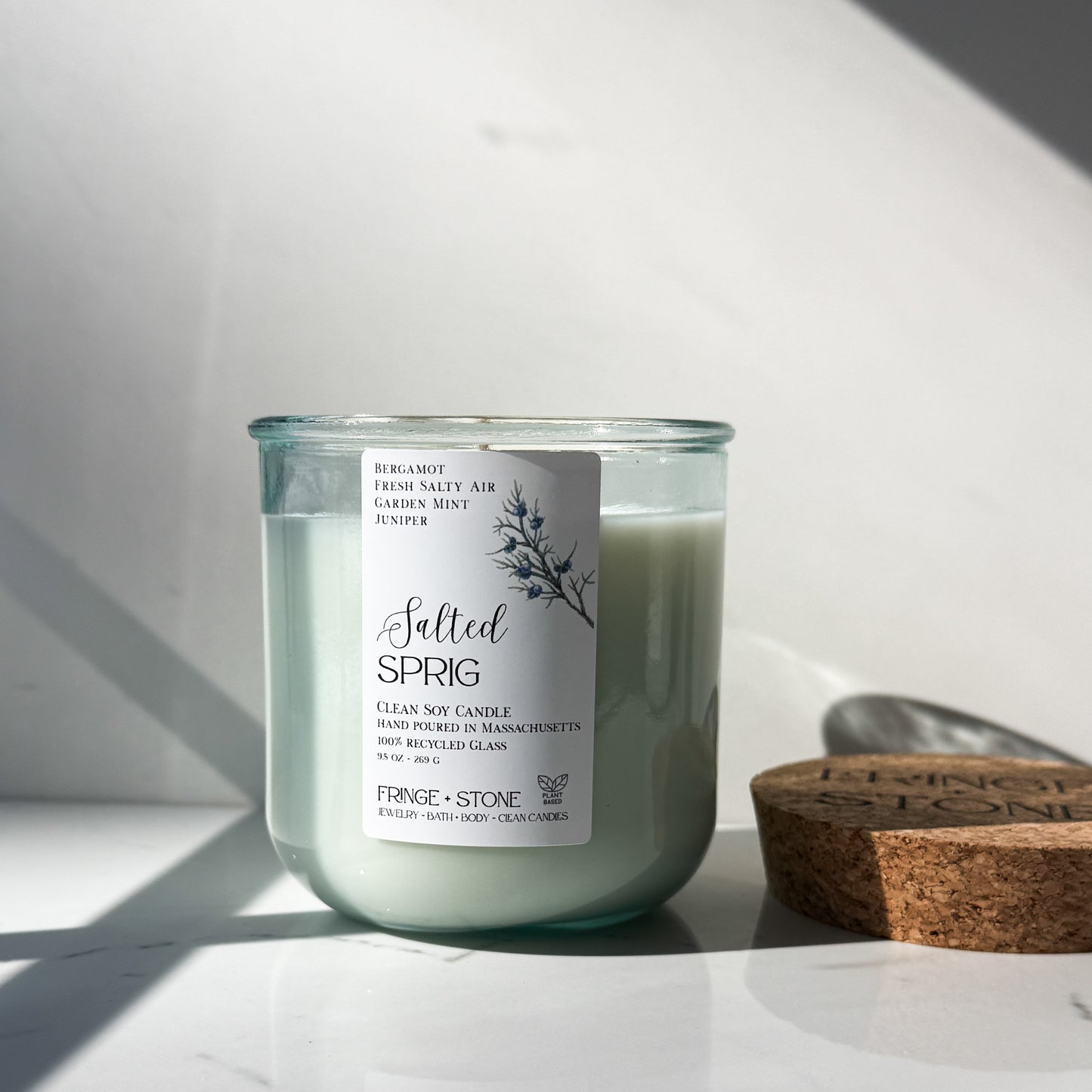 SALTED SPRIG SOY CANDLE - 9.5 OZ