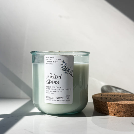 SALTED SPRIG SOY CANDLE - 9.5 oz.