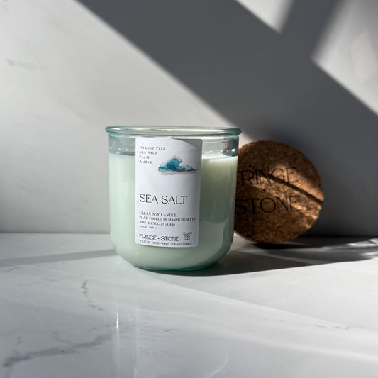 SEA SALT SOY CANDLE - 9.5 OZ.