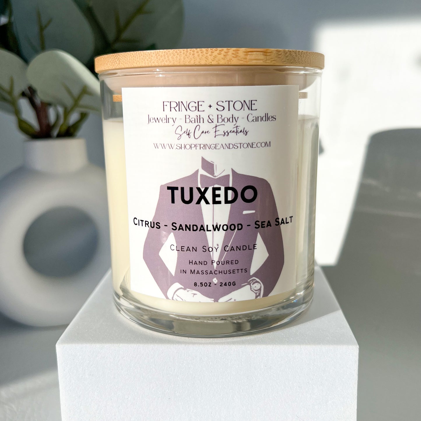 TUXEDO 8.5oz. SOY CANDLE