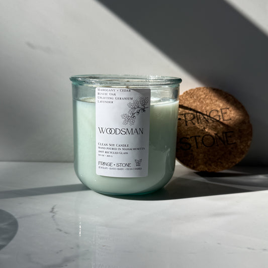 WOODSMAN SOY CANDLE - 9.5 oz.