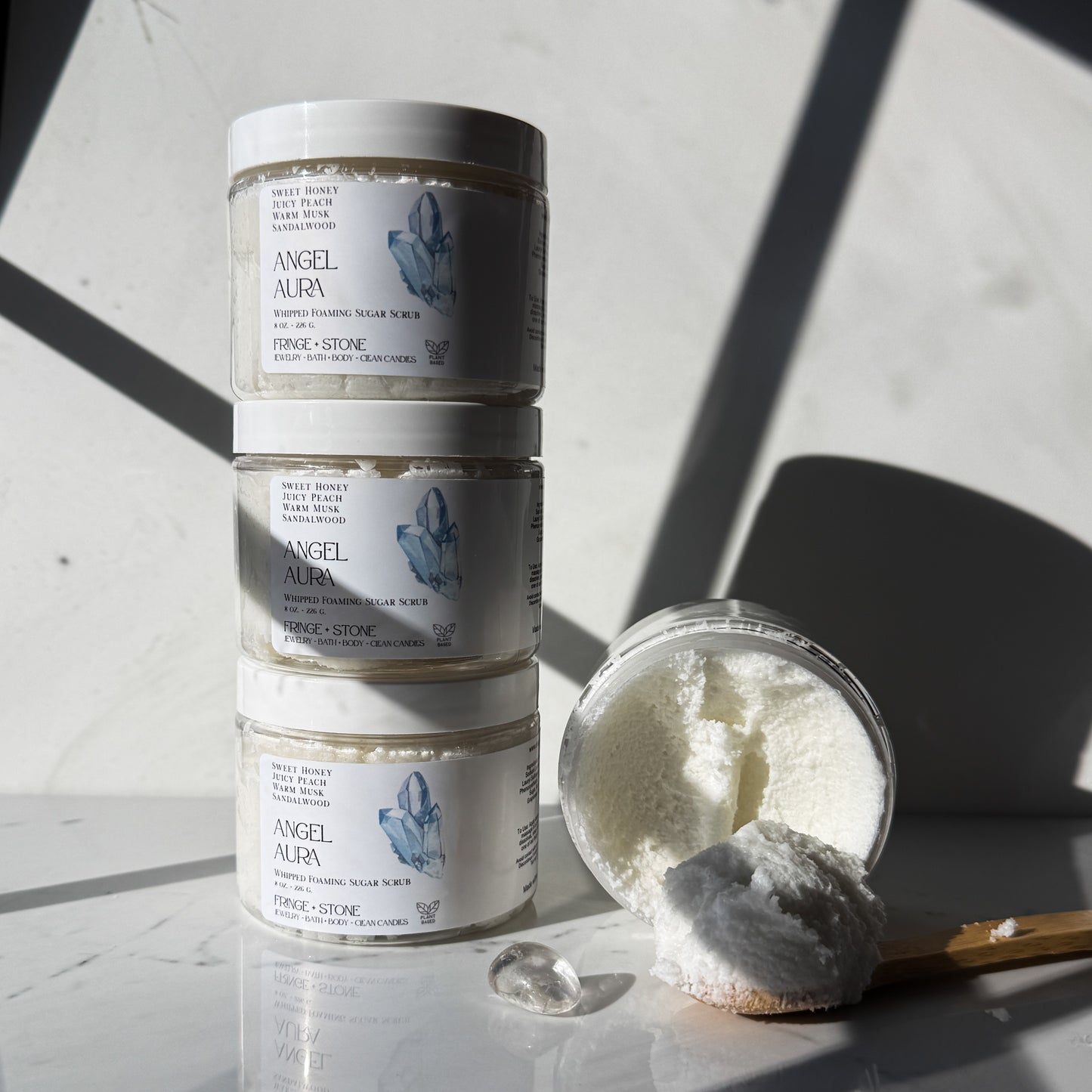 ANGEL AURA - WHIPPED FOAMING SUGAR SCRUB