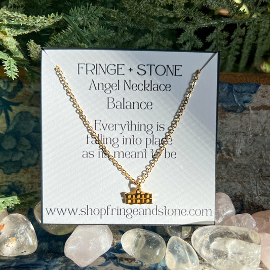 888 BALANCE ANGEL NECKLACE