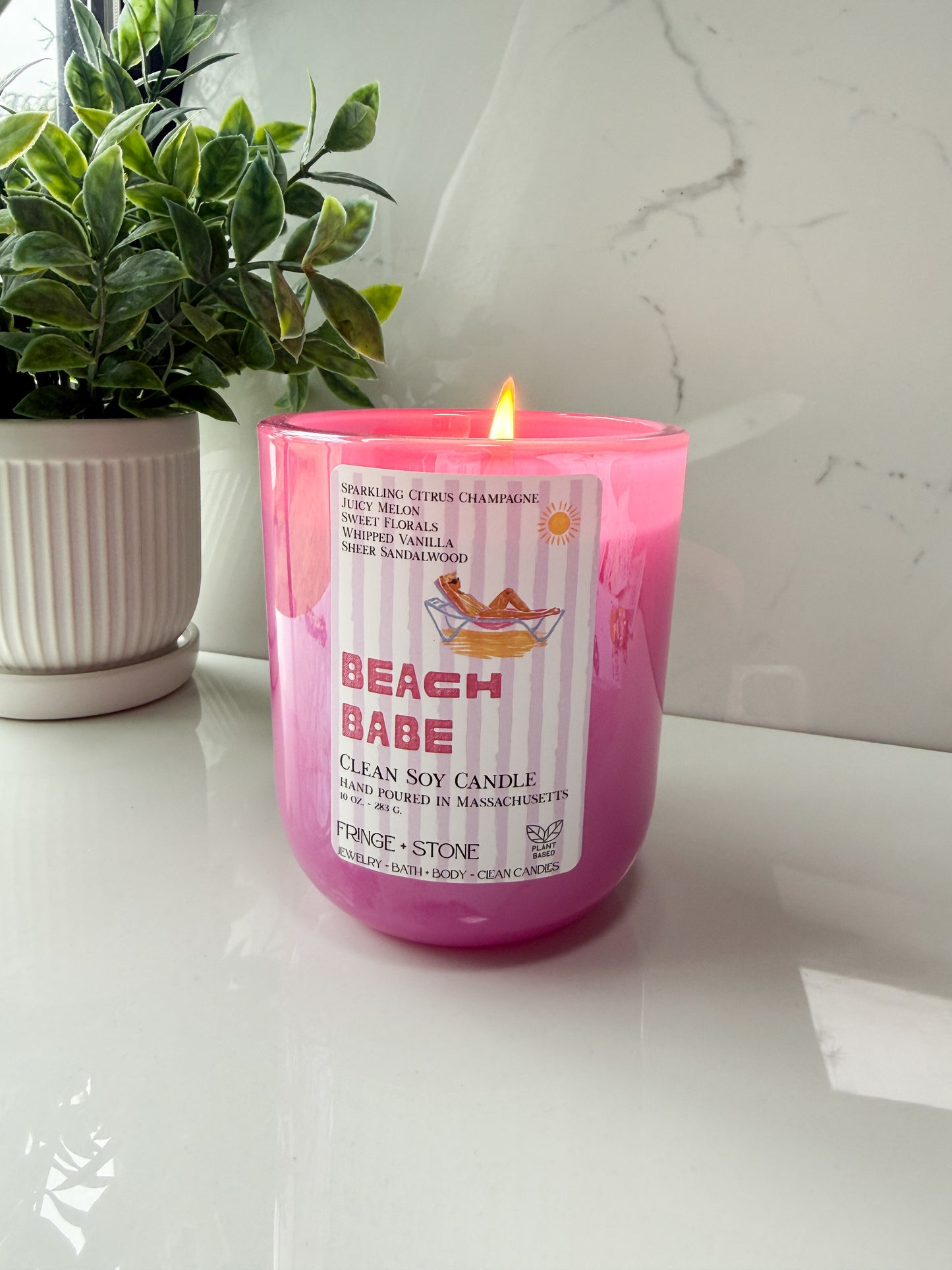 BEACH BABE - SOY CANDLE 10 oz.