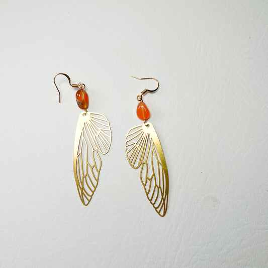 BUTTERFLY WING EARRINGS