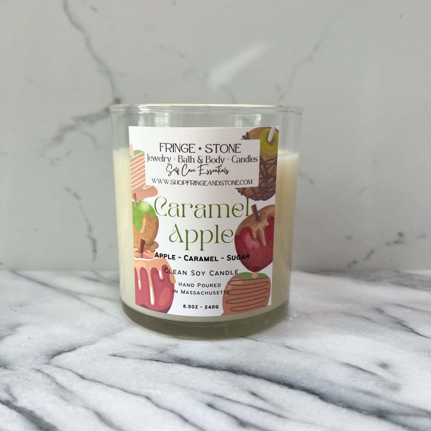 CARAMEL APPLE CANDLE 8.5 oz.