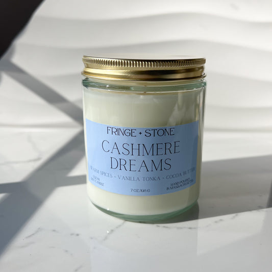 CASHMERE DREAMS SOY CANDLE 7 OZ.