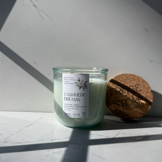 CASHMERE DREAMS SOY CANDLE - 9.5 oz.