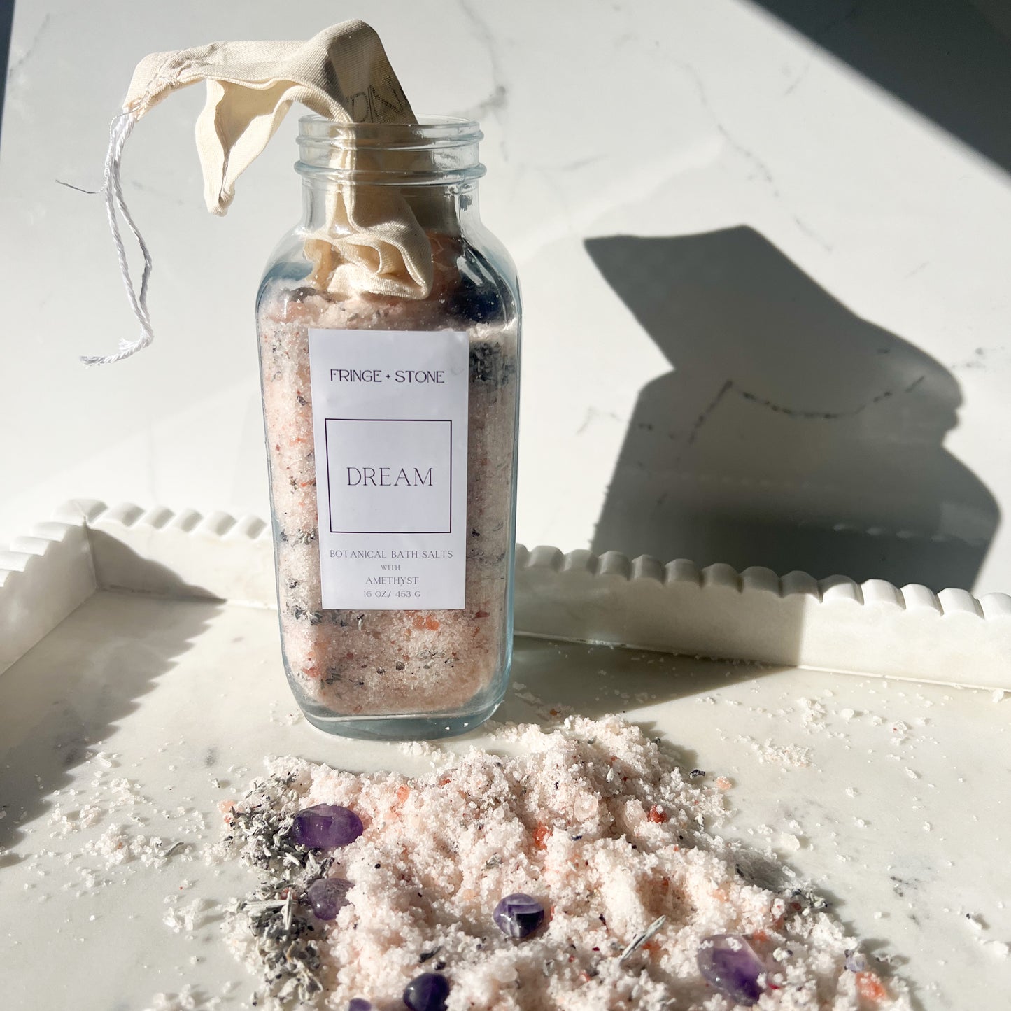 DREAM BOTANICAL BATH SALTS WITH AMETHYST