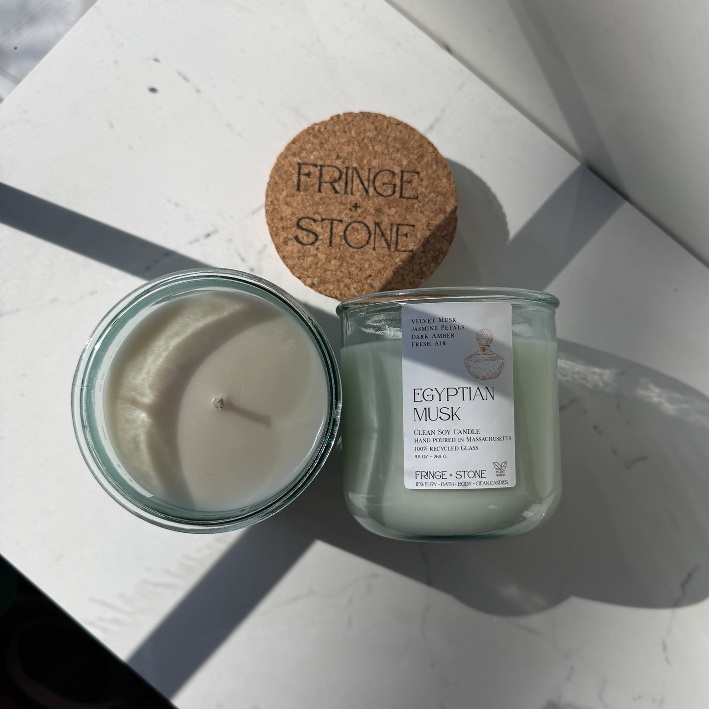 EGYPTIAN MUSK SOY CANDLE - 9.5 oz.