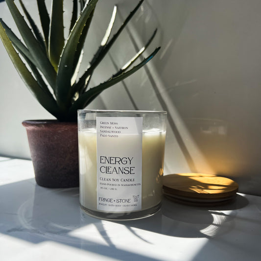 ENERGY CLEANSE SOY CANDLE - 8.5 oz.