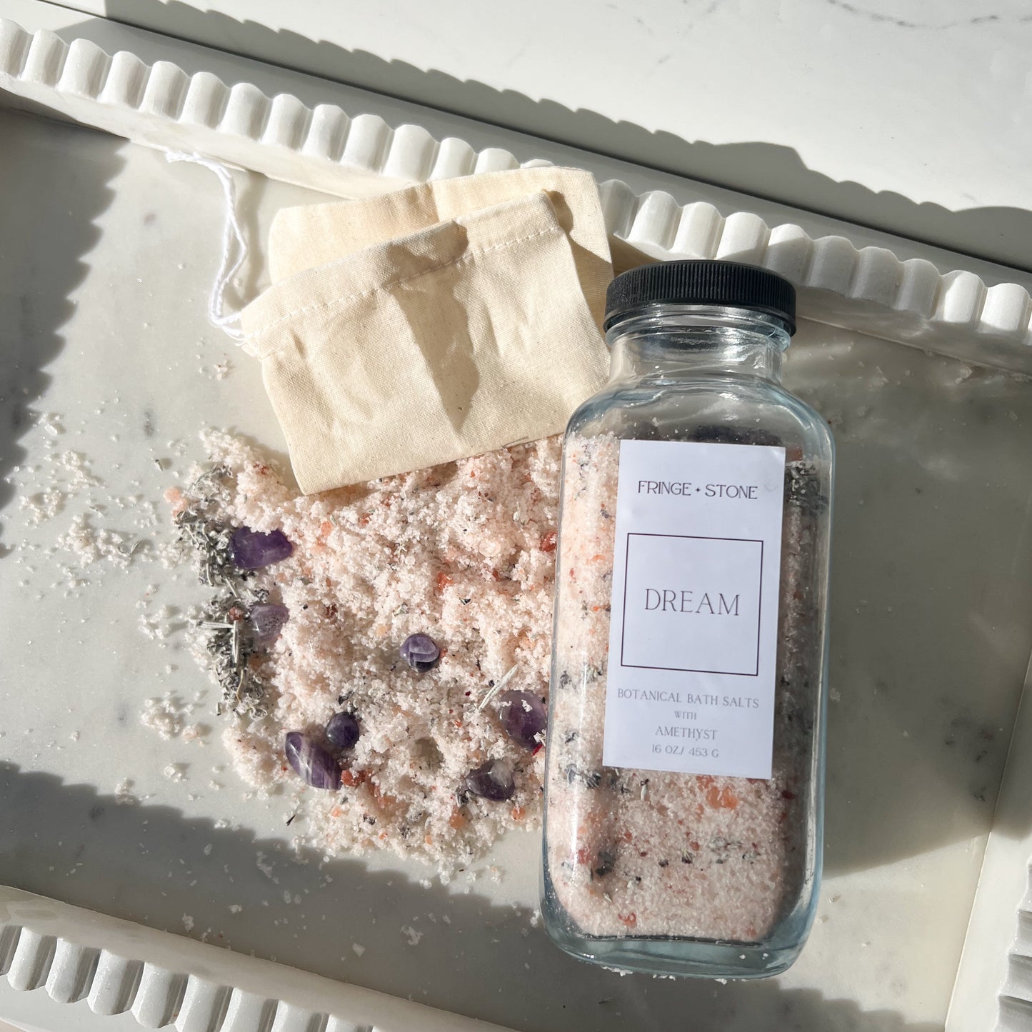 DREAM BOTANICAL BATH SALTS WITH AMETHYST