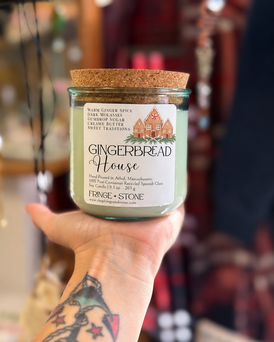 GINGERBREAD HOUSE SOY CANDLE - 9.5 OZ.