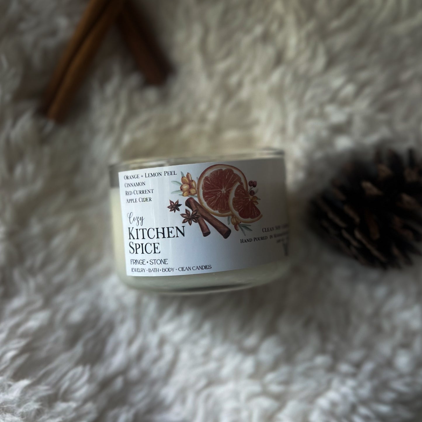 COZY KITCHEN SPICE Soy Candle