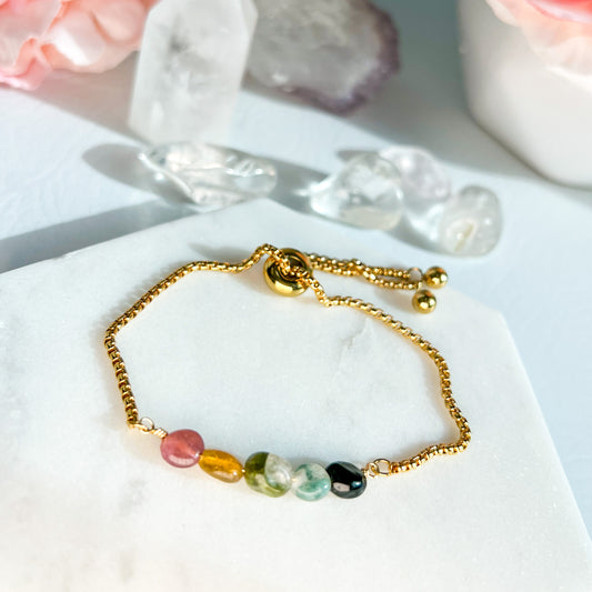 TOURMELINE BOLO BRACELET