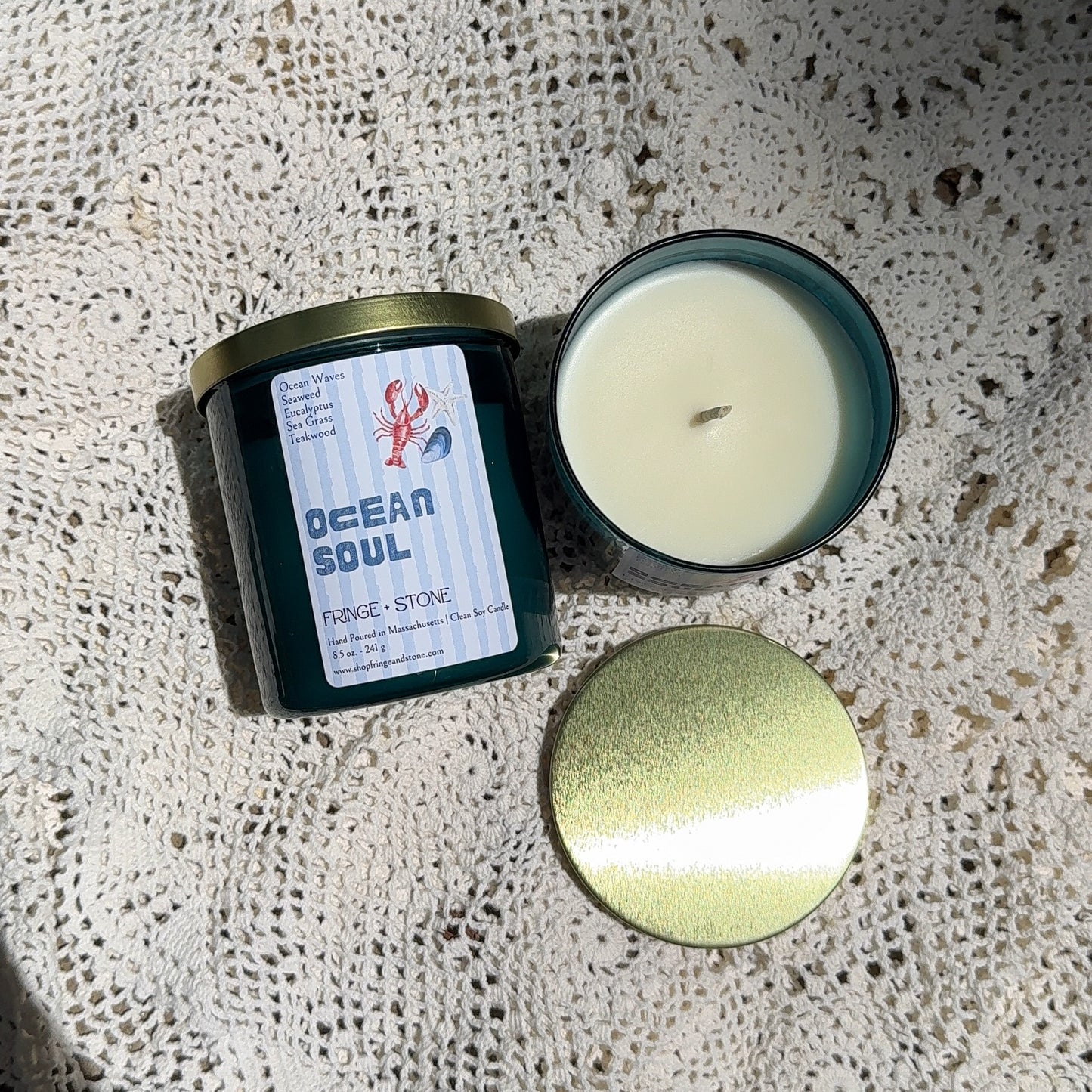 OCEAN SOUL SOY CANDLE - 8.5 OZ.