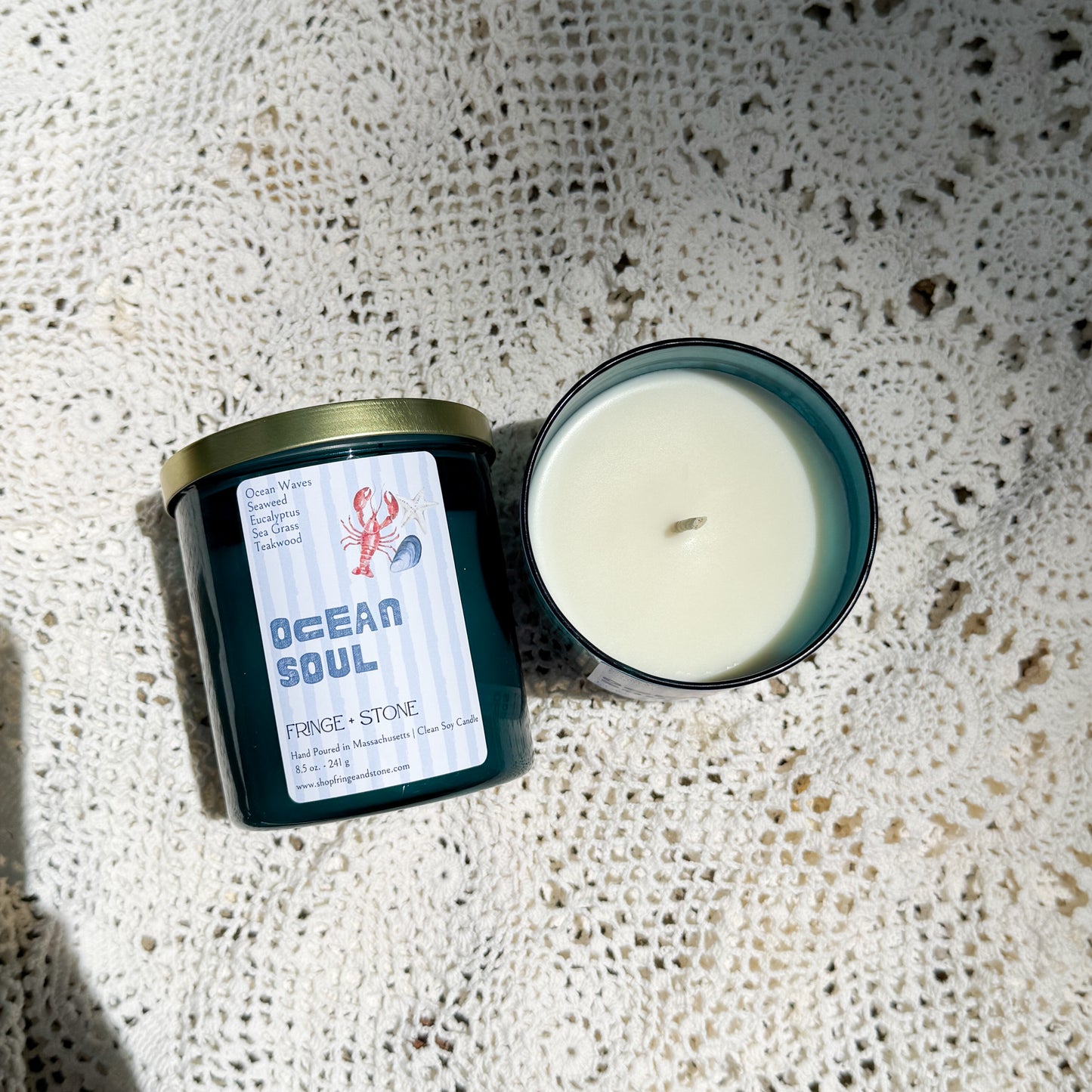 OCEAN SOUL SOY CANDLE - 8.5 OZ.