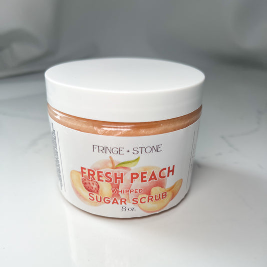 FRESH PEACH- FOAMING SUGAR SCRUB