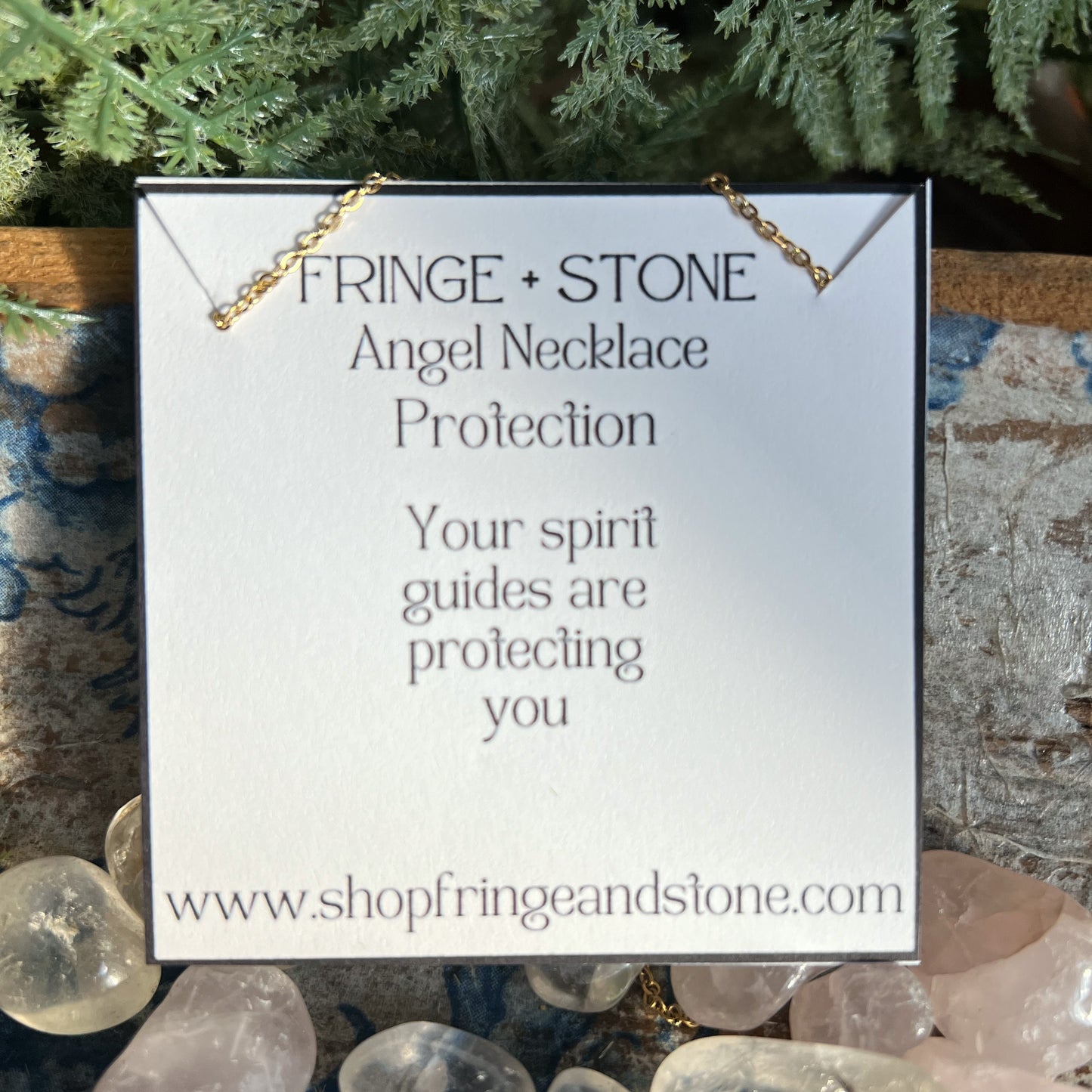 444 PROTECTION ANGEL NECKLACE