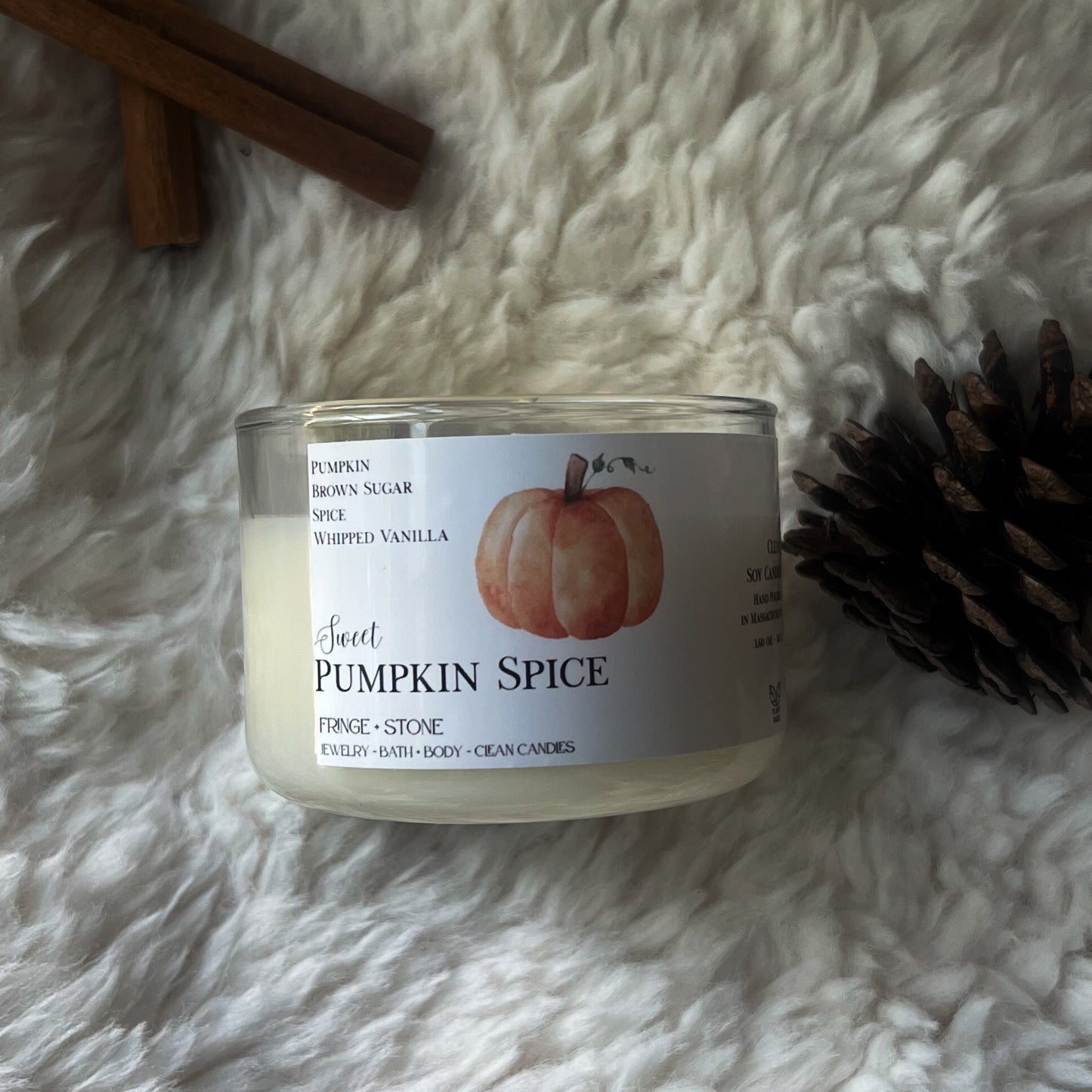 SWEET PUMPKIN SPICE  Soy Candle