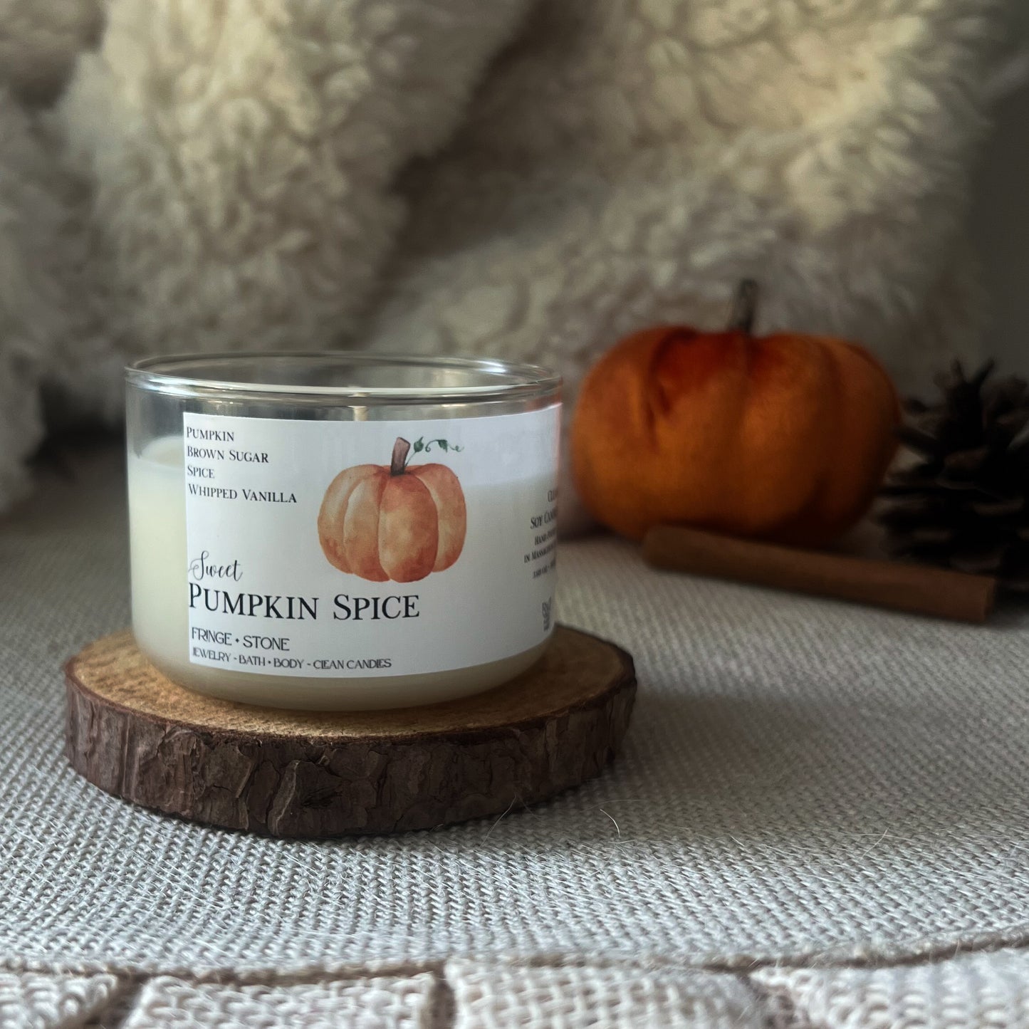 SWEET PUMPKIN SPICE  Soy Candle